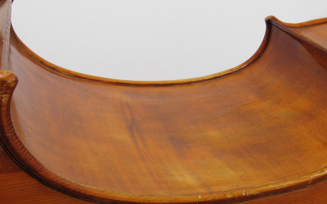 Contrabas naden verlijmen